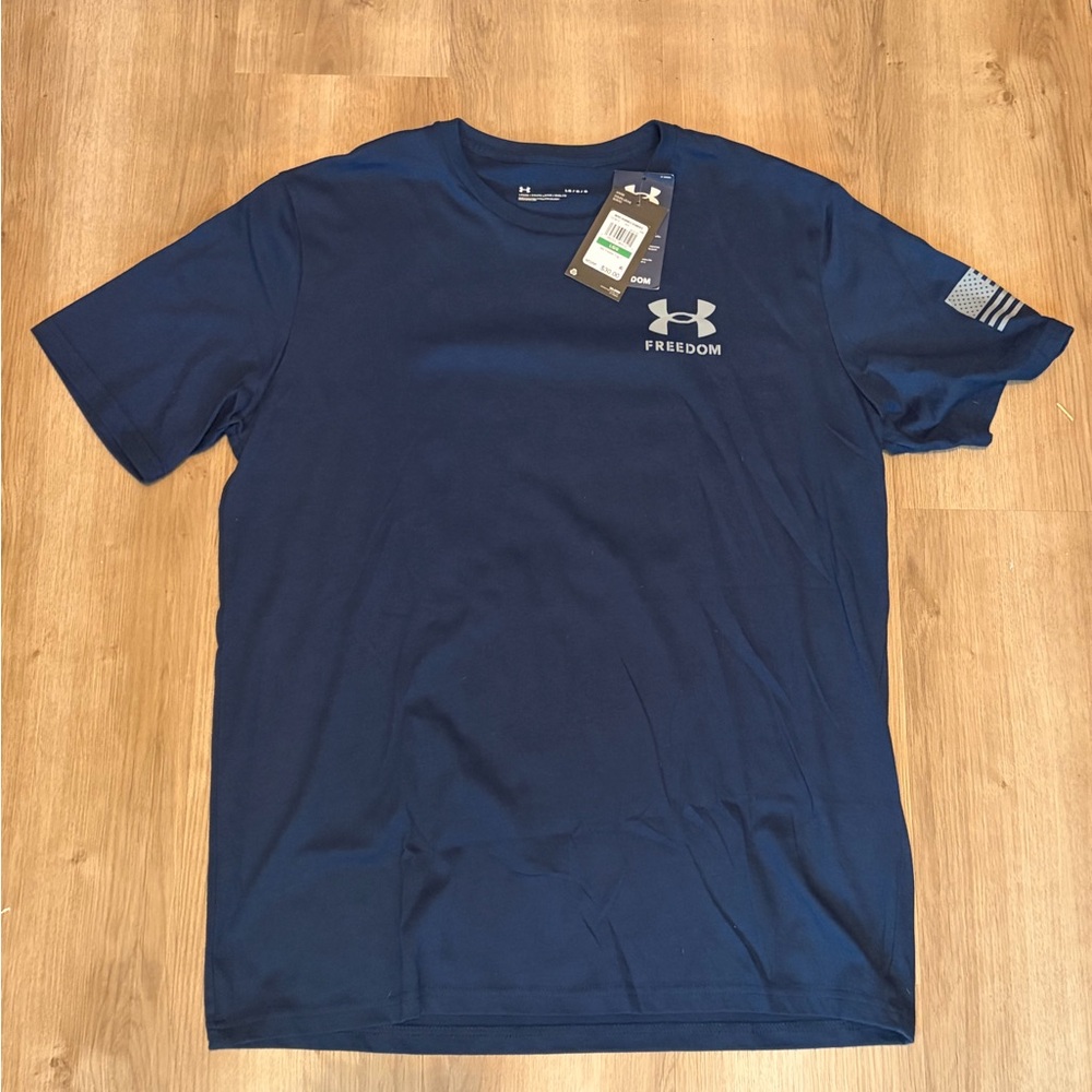 Under Armour Men's Dark Blue Freedom Tee
